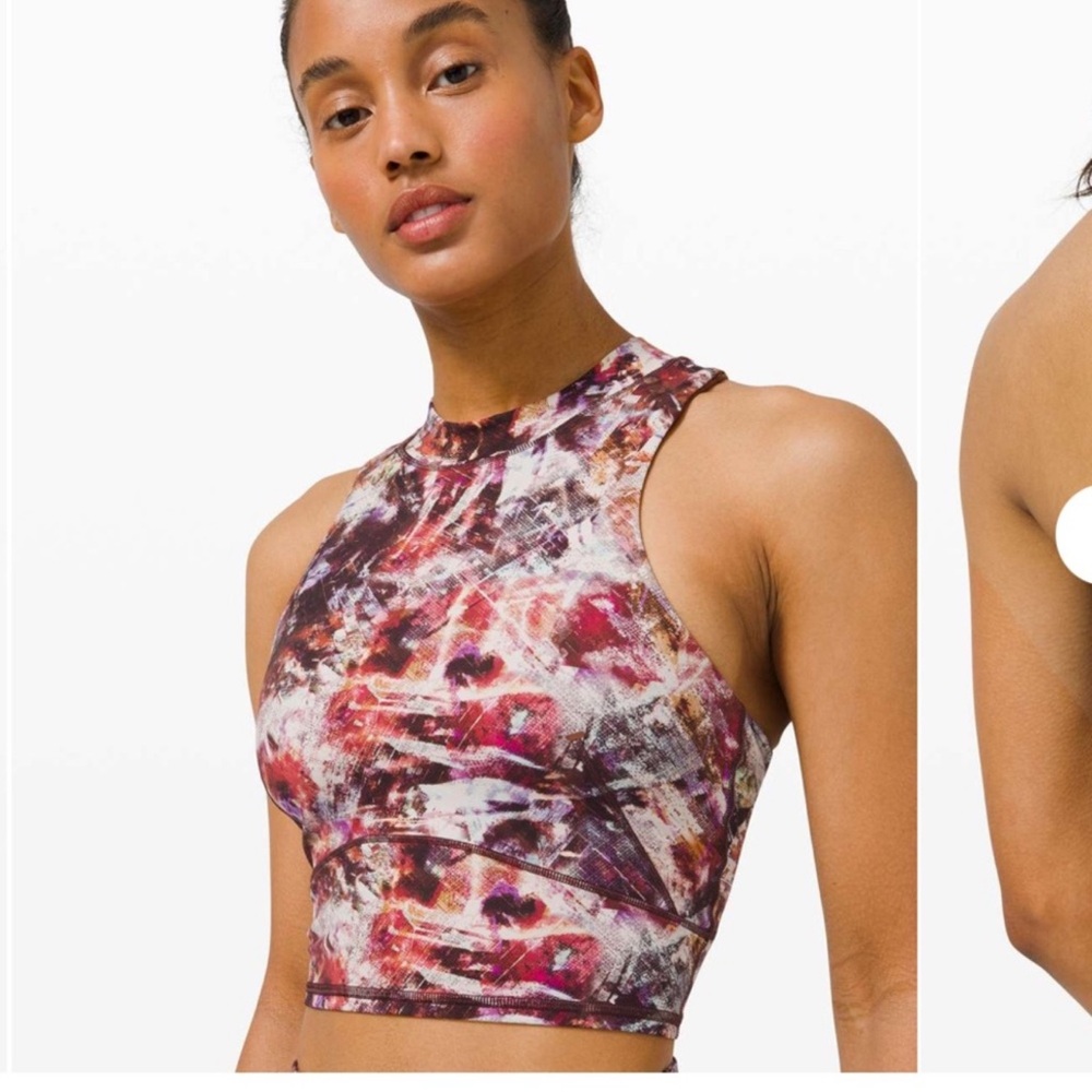 Lululemon crop top sports bra